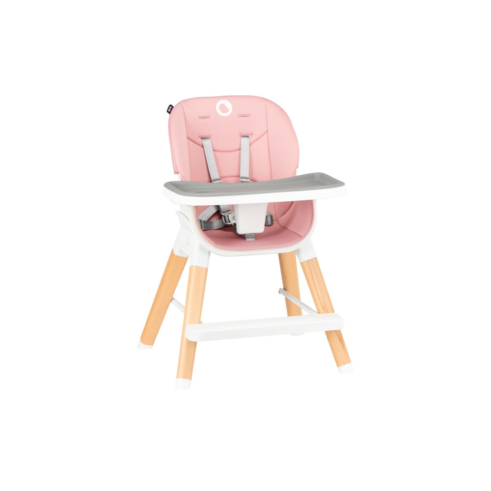 Стільчик для годування Lionelo Mona 4 в 1 Bubblegum Стільчик для годування Lionelo Mona 4 в 1 Bubblegum