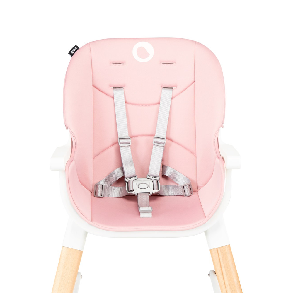 Стільчик для годування Lionelo Mona 4 в 1 Bubblegum Стільчик для годування Lionelo Mona 4 в 1 Bubblegum