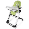 Peg Perego Siesta Follow Me Wonder - стілець для годування, шезлонг для новонароджених (регулювання по висоті, нахил спинки), чохол з плямостійкої тканини, 4 колеса, компактне складання • Green