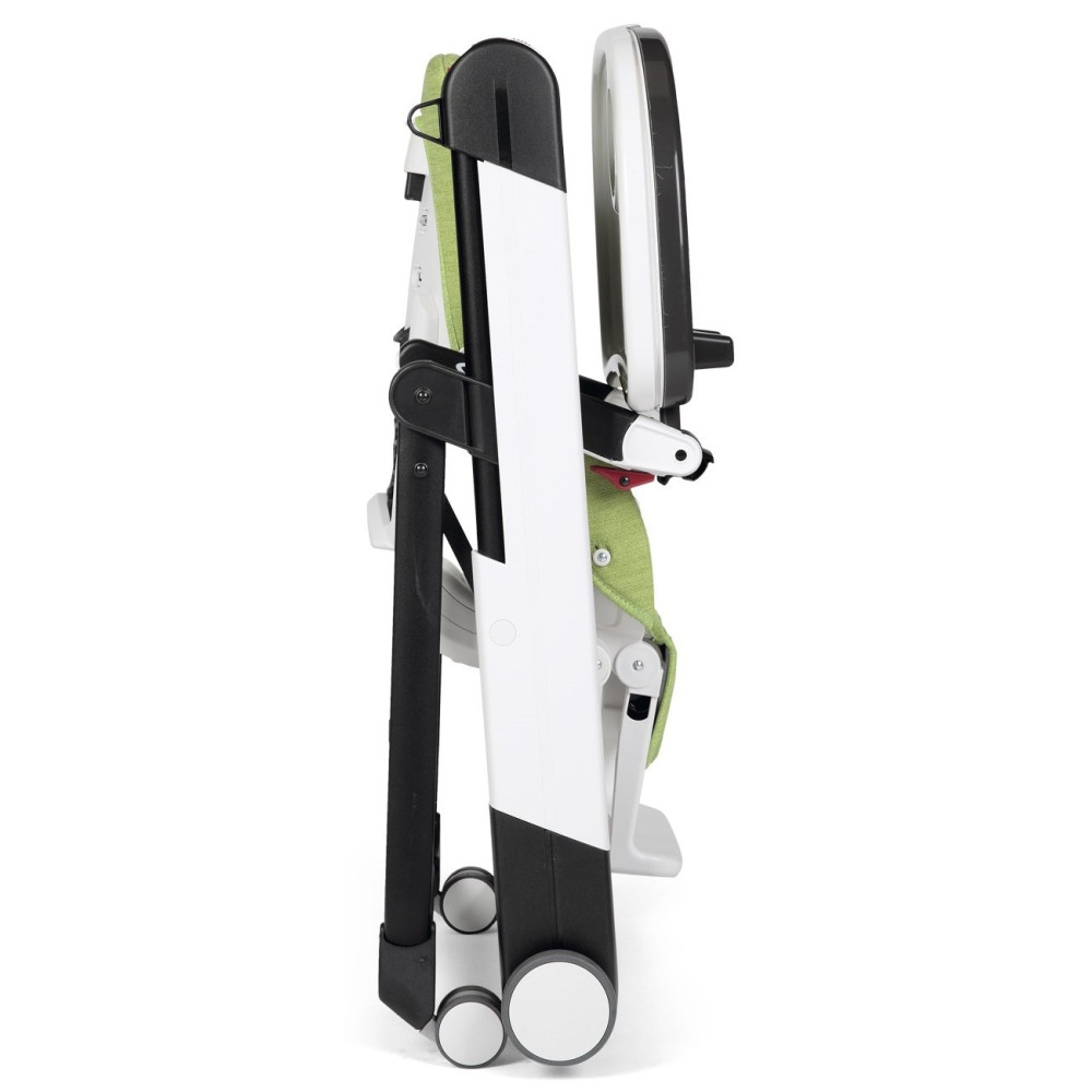 Peg Perego Siesta Follow Me Wonder - стілець для годування, шезлонг для новонароджених (регулювання по висоті, нахил спинки), чохол з плямостійкої тканини, 4 колеса, компактне складання • Green Peg Perego Siesta Follow Me Wonder - стілець для годування, шезлонг для новонароджених (регулювання по висоті, нахил спинки), чохол з плямостійкої тканини, 4 колеса, компактне складання • Green