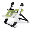 Peg Perego Siesta Follow Me Wonder - стілець для годування, шезлонг для новонароджених (регулювання по висоті, нахил спинки), чохол з плямостійкої тканини, 4 колеса, компактне складання • Green