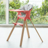 Stokke Clikk - стульчик для кормления, легкий детский стульчик (от рождения до 3х лет) • Коралловый (552003)