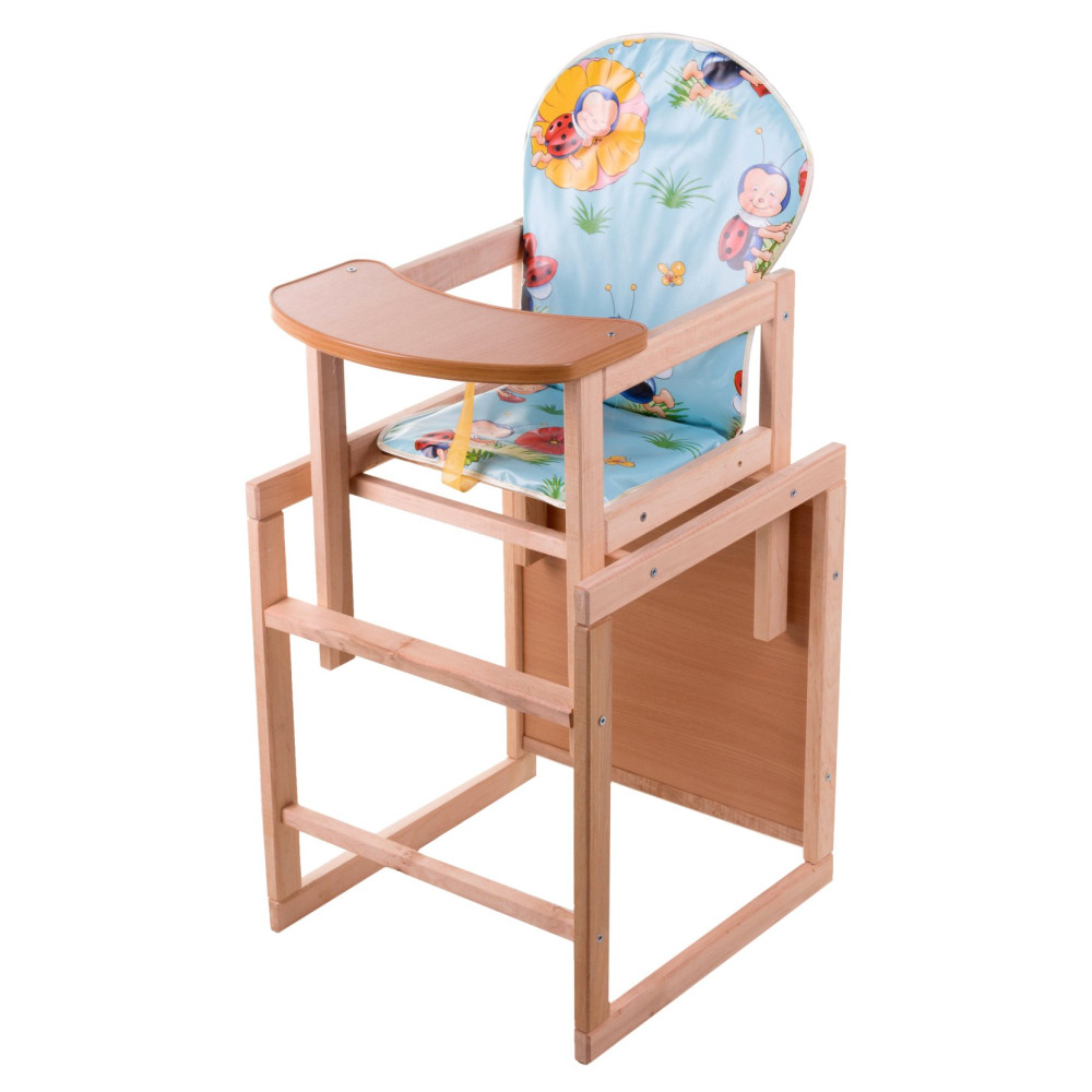 Стільчик-трансформер Наталка Зайчик-11 eko блакитний божі корівки