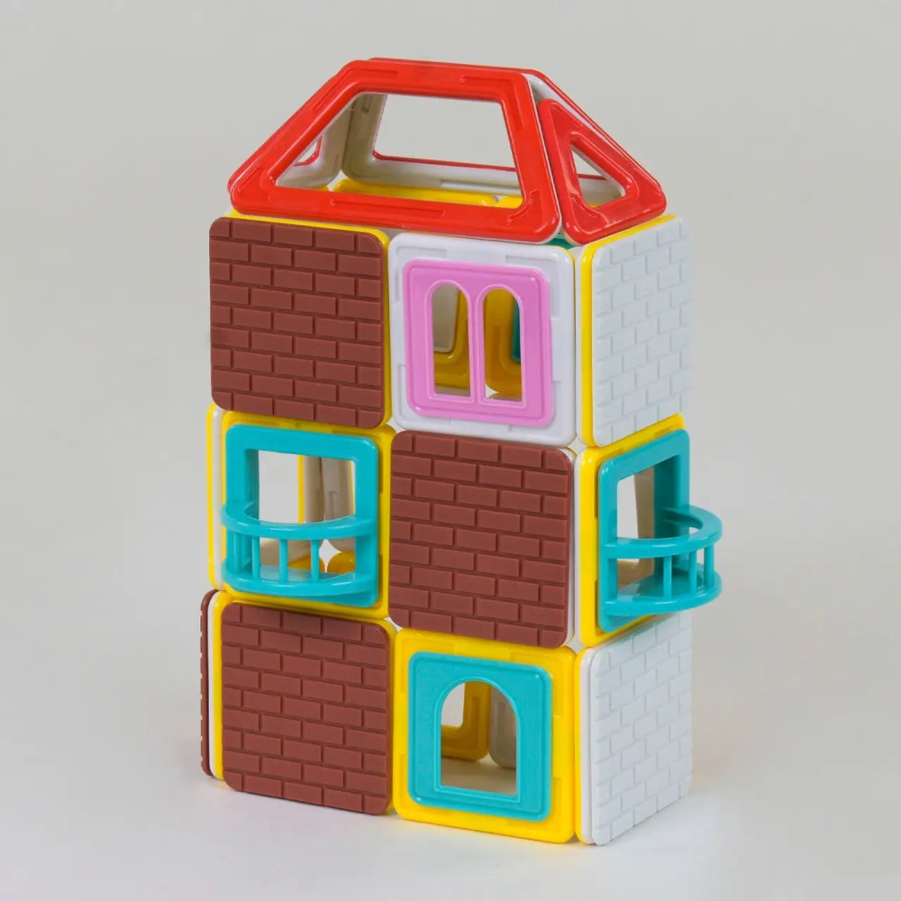 Конструктор магнитный Дом (JH 8813)