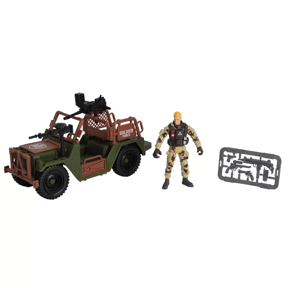 Игровой набор Chap Mei Солдаты Patrol jeep (545301-1)