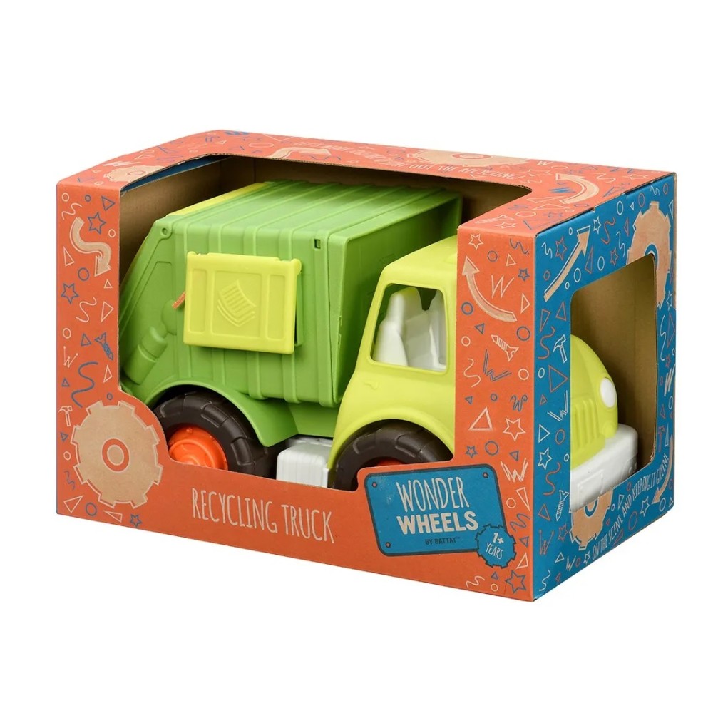 Баттатомобиль Battat Эко-Мусоровоз зеленый (VE1003Z)