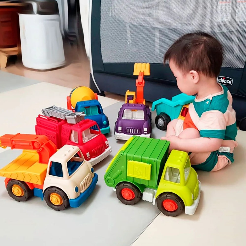 Баттатомобиль Battat Эко-Мусоровоз зеленый (VE1003Z)