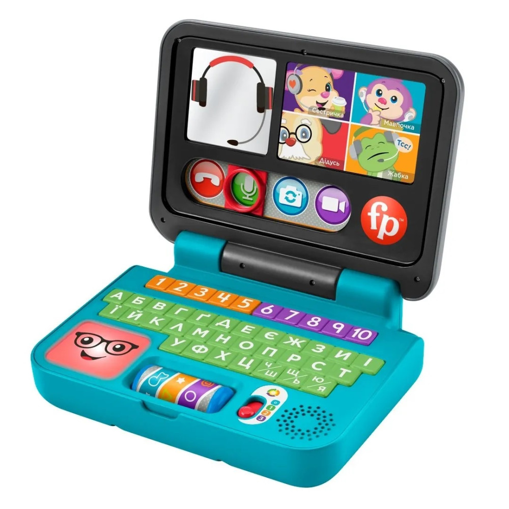 Інтерактивна іграшка Ноутбук Fisher Price Веселе спілкування (HHH09)