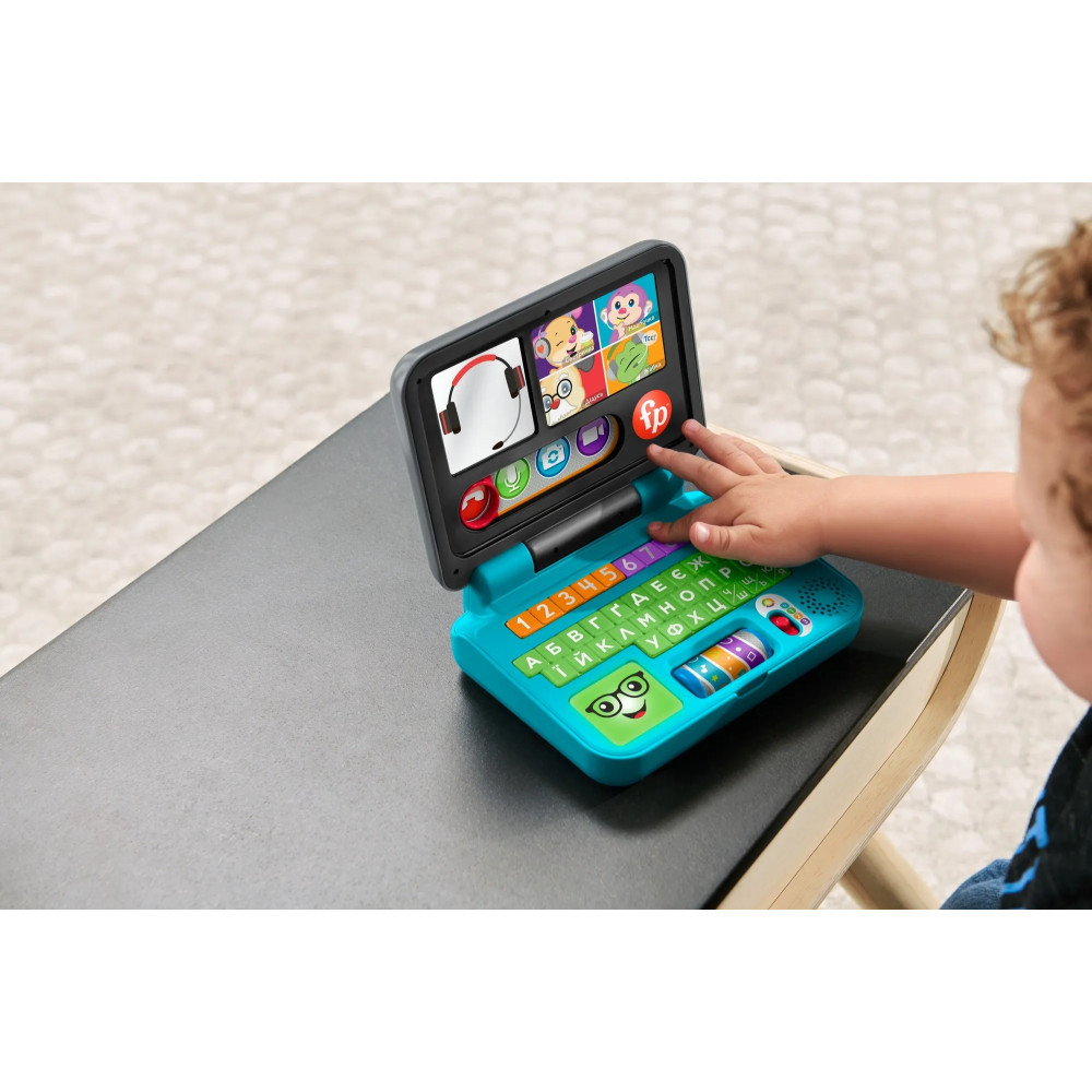 Інтерактивна іграшка Ноутбук Fisher Price Веселе спілкування (HHH09)