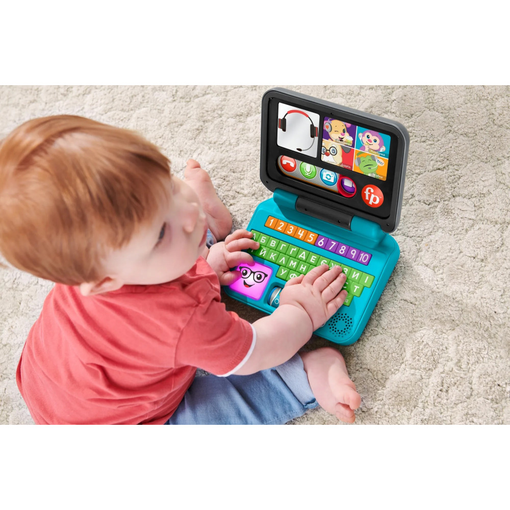 Інтерактивна іграшка Ноутбук Fisher Price Веселе спілкування (HHH09)