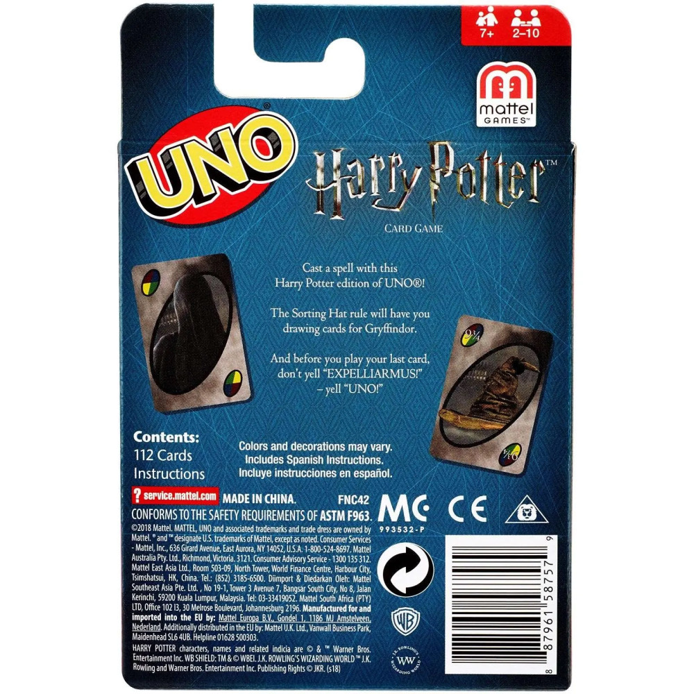 Карточная игра Uno Гарри Поттер (FNC42)