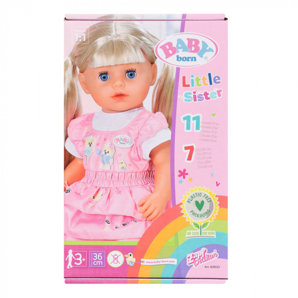 Лялька Zapf Baby Born Молодша сестричка (828533) Лялька Zapf Baby Born Молодша сестричка (828533)
