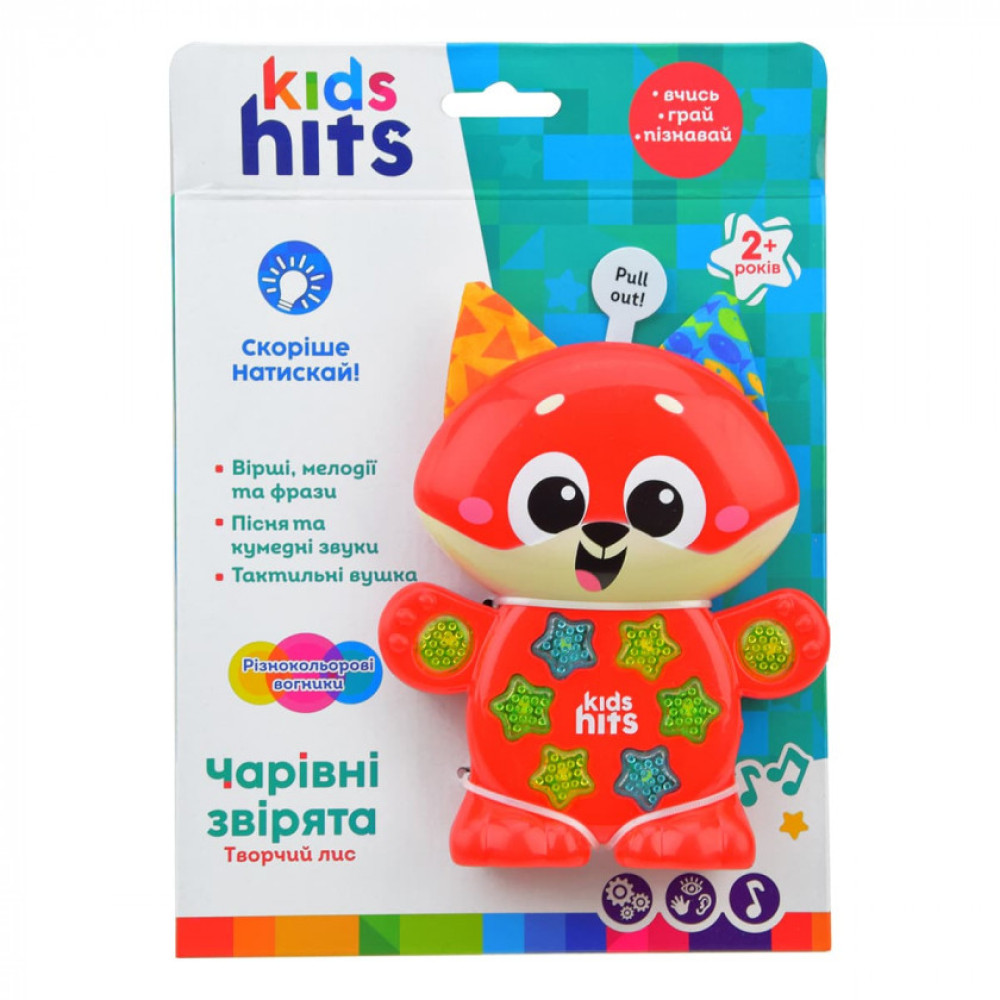 Музична розвиваюча іграшка Kids Hits Творчий лис (KH09/001) Музична розвиваюча іграшка Kids Hits Творчий лис (KH09/001)