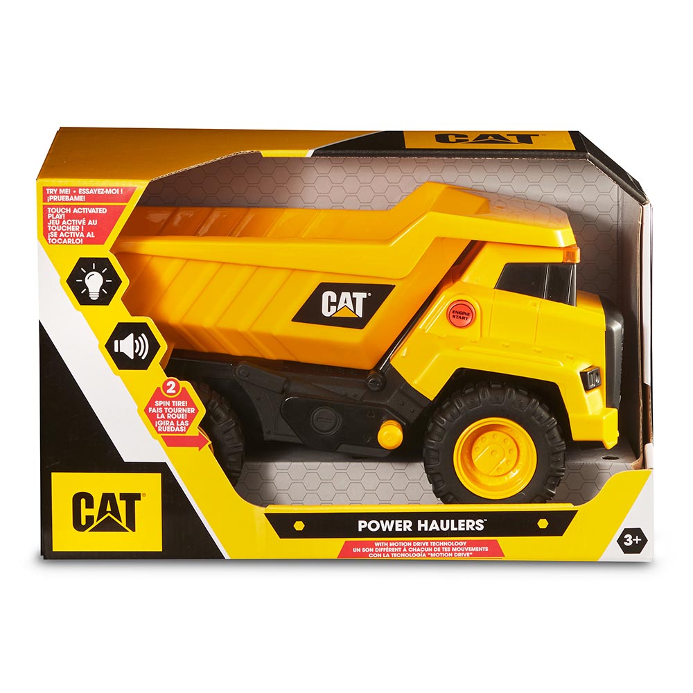 Машинка CAT Потужні машини Самоскид зі світлом та звуком 30 см