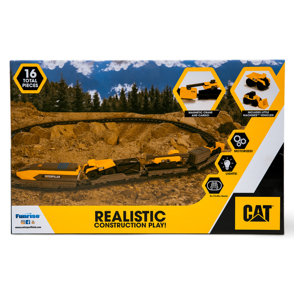 Ігровий набір CAT Залізниця Будівельний експрес (82949)