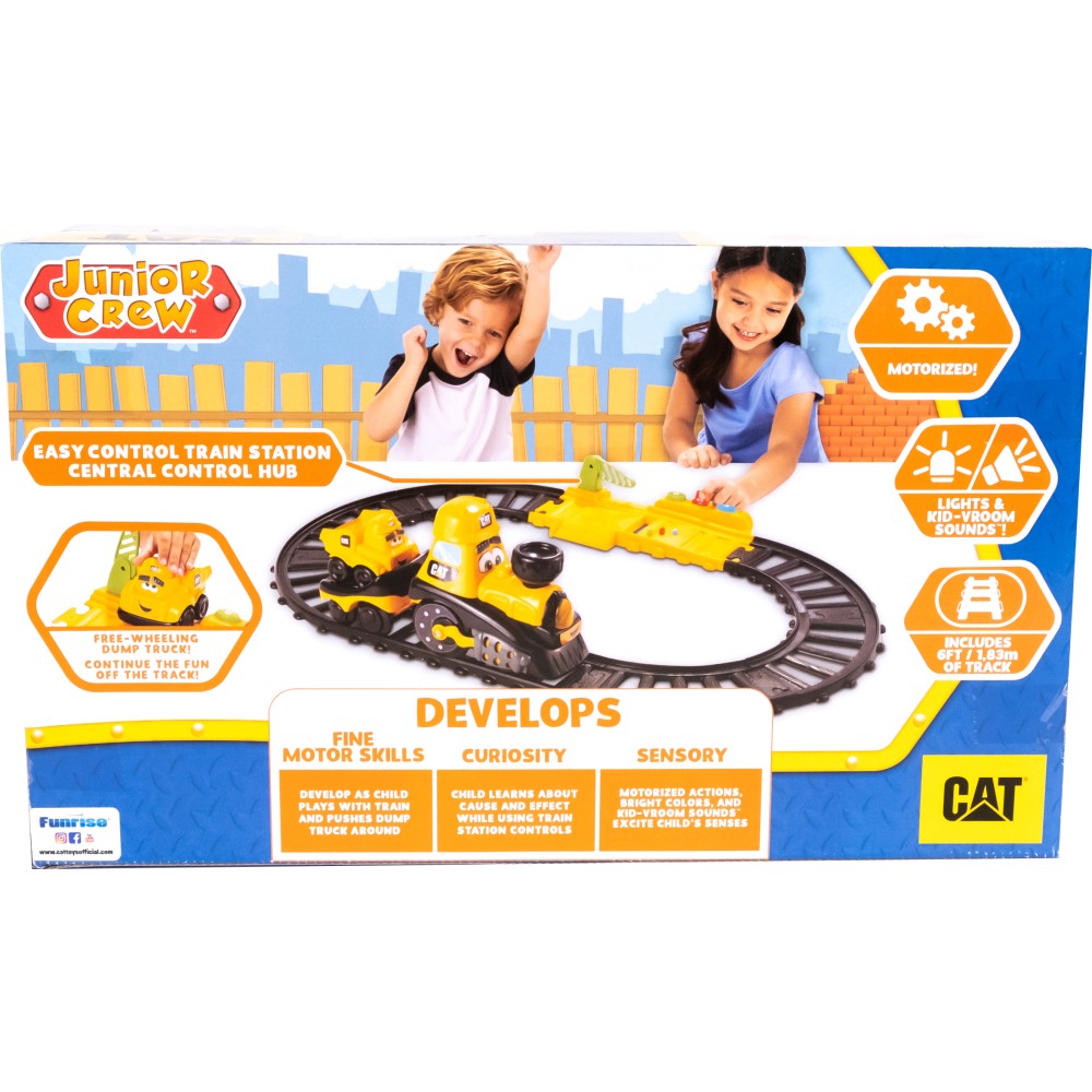 Игровой набор CAT железная дорога для малышей