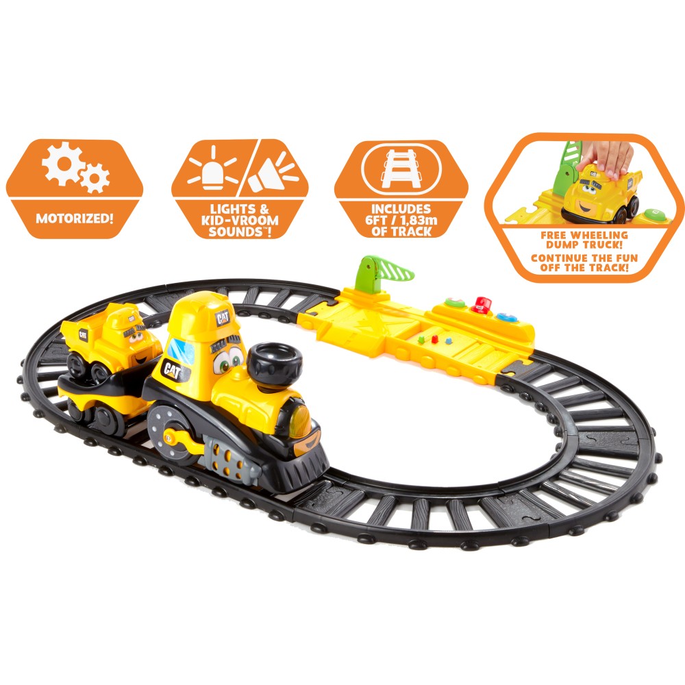 Игровой набор CAT железная дорога для малышей