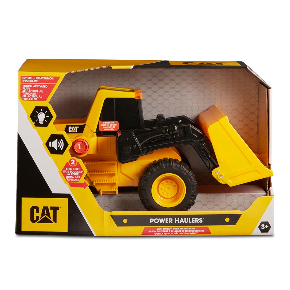 Машинка CAT Потужні машини Колісний навантажувач зі світлом та звуком 30 см (82267)