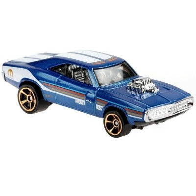 Базовая машинка Hot Wheels 70 Dodge Charger R/T синий (DTV55)