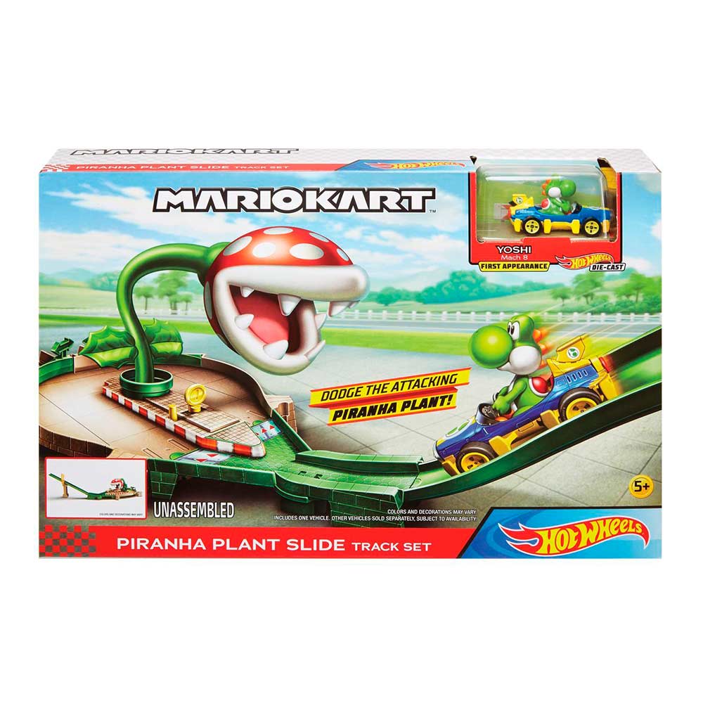 Трек Hot Wheels Mario kart Рослина-пірання (GCP26)