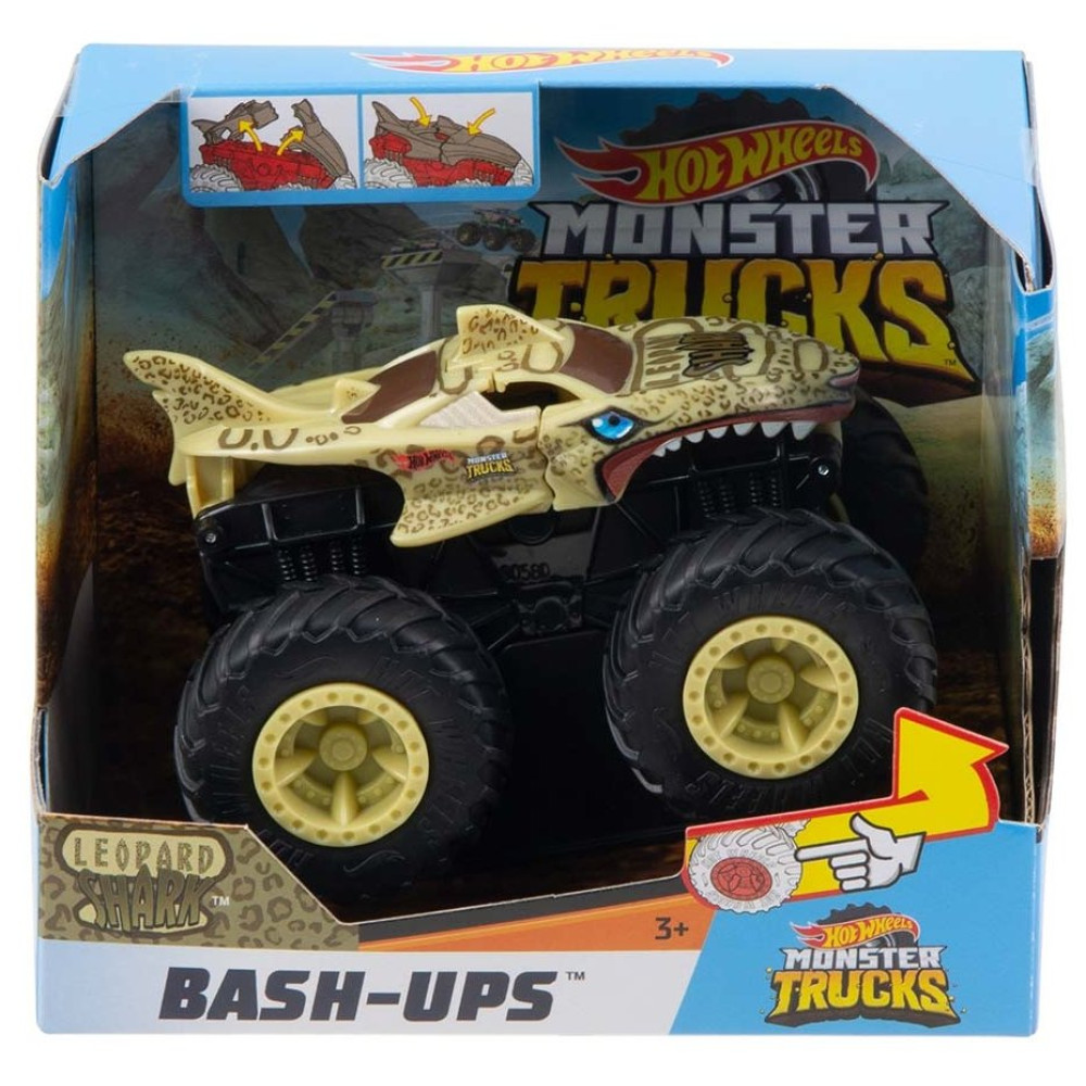 Машинка Hot Wheels Monster trucks Мощный удар песочная 1:43 (GCF94)