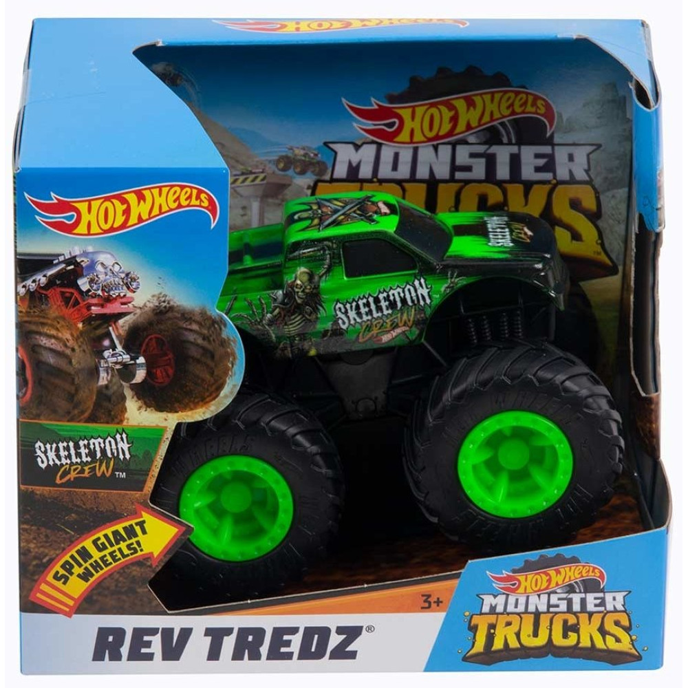 Машинка Hot Wheels Monster trucks Внедорожник Skeletron (FYJ71)