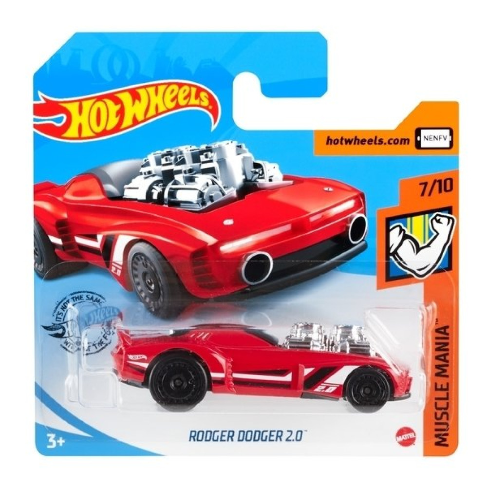 Базовая машинка Hot Wheels Rodger Dodger 2.0 красный (DTV55)
