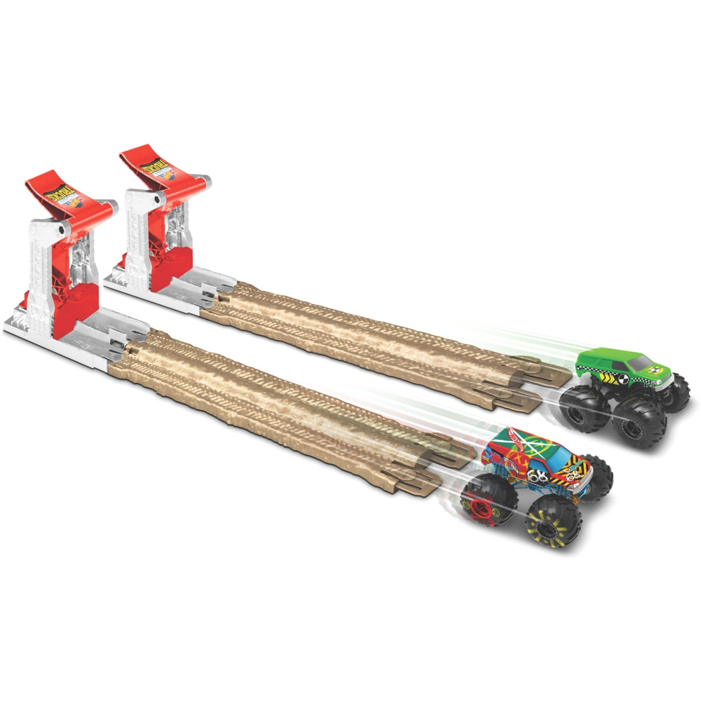 Ігровий набір Hot Wheels Подвійний старт серії Monster Trucks (GYC80)
