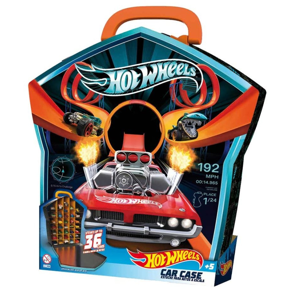 Контейнер Hot Wheels для 36 базовых машинок металлический HWCC3 (машинок в комплекте нет)