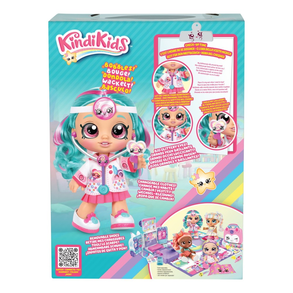 Кукла Kindi Kids Fun time Доктор Синди Попс