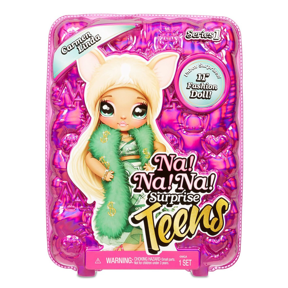 Игровой набор с куклой Na! Na! Na! Surprise серии Teens – Кармен Линда (573883) Игровой набор с куклой Na! Na! Na! Surprise серии Teens – Кармен Линда (573883)