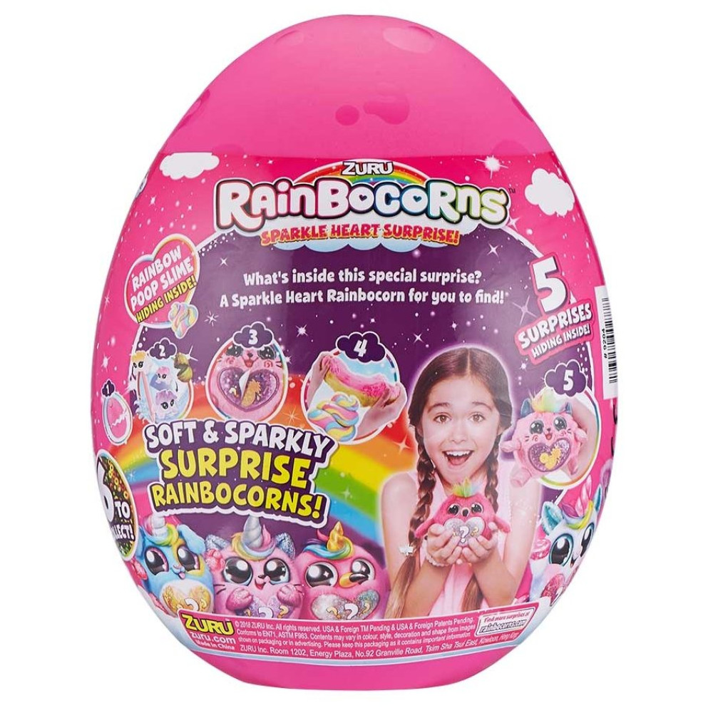 Мягкая игрушка-сюрприз Rainbocorns Sparkle heart surprise Реинбокорн-E (9204E)