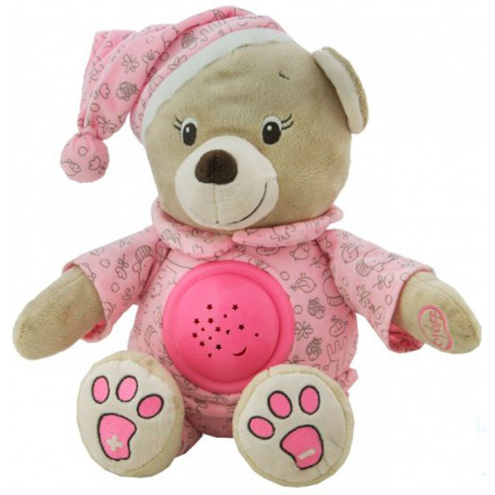 Проектор музичний Baby Mix Ведмедик рожевий (TE-8465-30P)