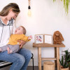 Набор для изготовления отпечатка Baby Art Двойная рамка, деревянная (3601098300)