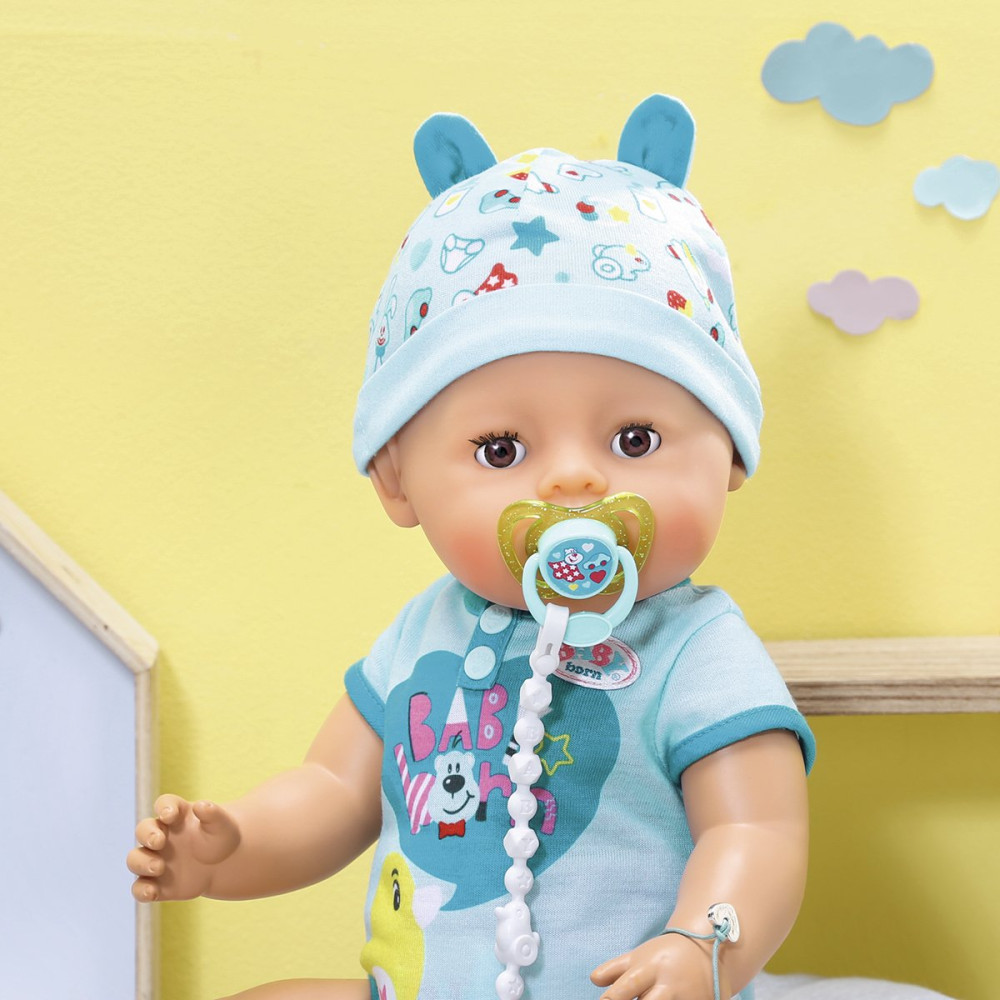 Пупс Baby Born серии Нежные объятия "Очаровательный малыш" 43 см с аксессуарами (824375)