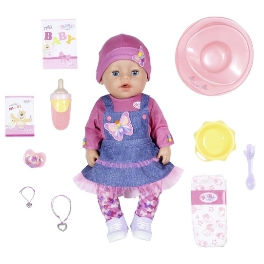 Пупс Baby Born Ніжні обійми "Джинсовий лук" (831298)