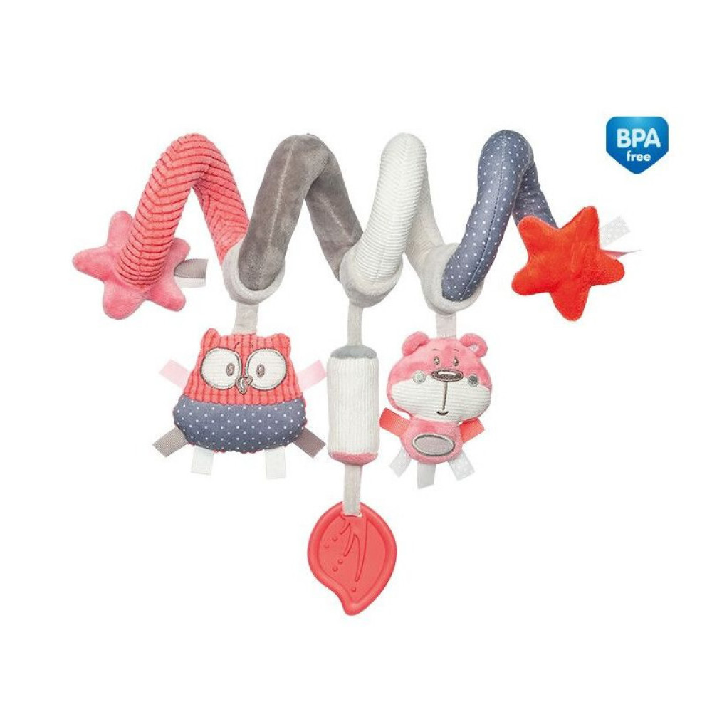Игрушка-спираль Canpol Babies Pastel Friends коралловый (68/064)