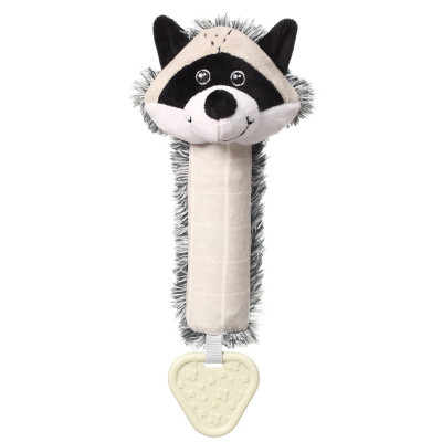 Игрушка прорезыватель с пищалкой BabyOno Енот Роки (746)