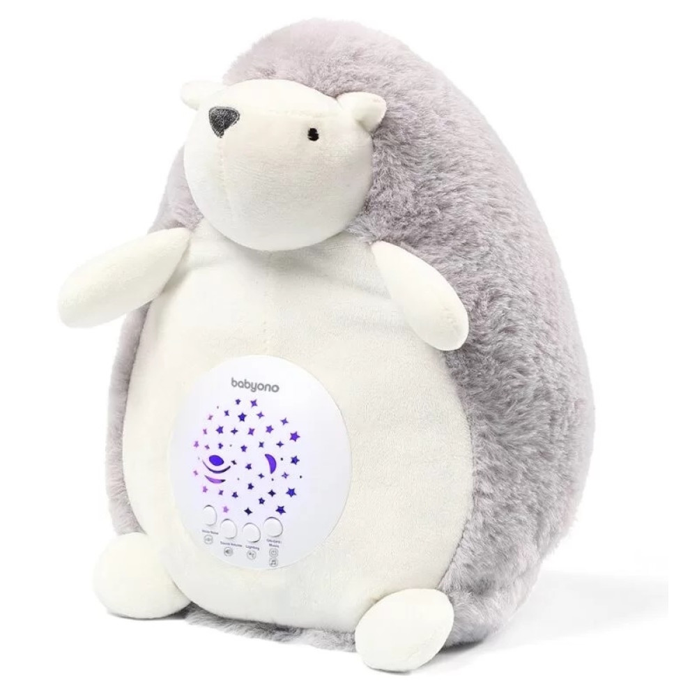 М'яка музична іграшка з проектором Babyono Їжачок Х'юго (480)