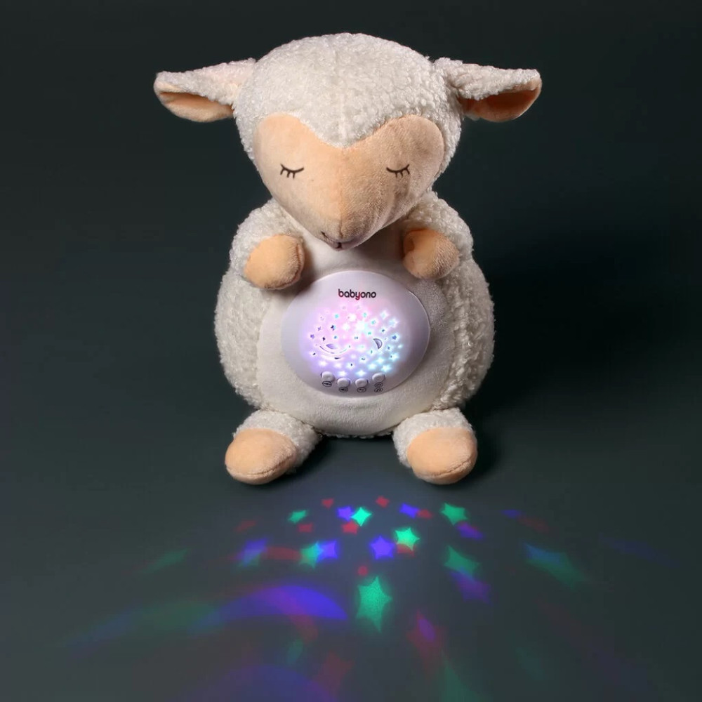 Мягкая музыкальная игрушка с проектором Babyono Овечка Скарлет (596)