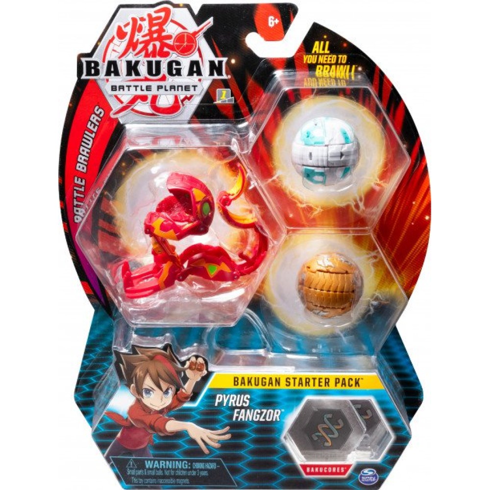 Игровой набор Spin Master Bakugan Battle planet Бакуган Пайрус Фангзор (SM64424-5)