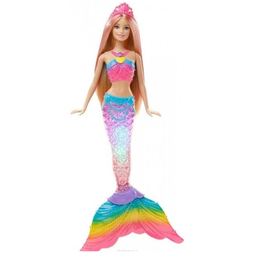 Кукла Barbie Русалочка Яркие огоньки (DHC40)