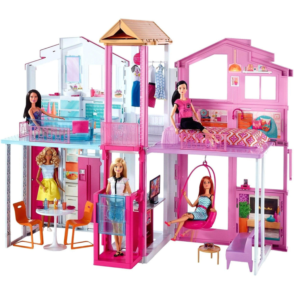Городской домик Barbie Малибу (DLY32)