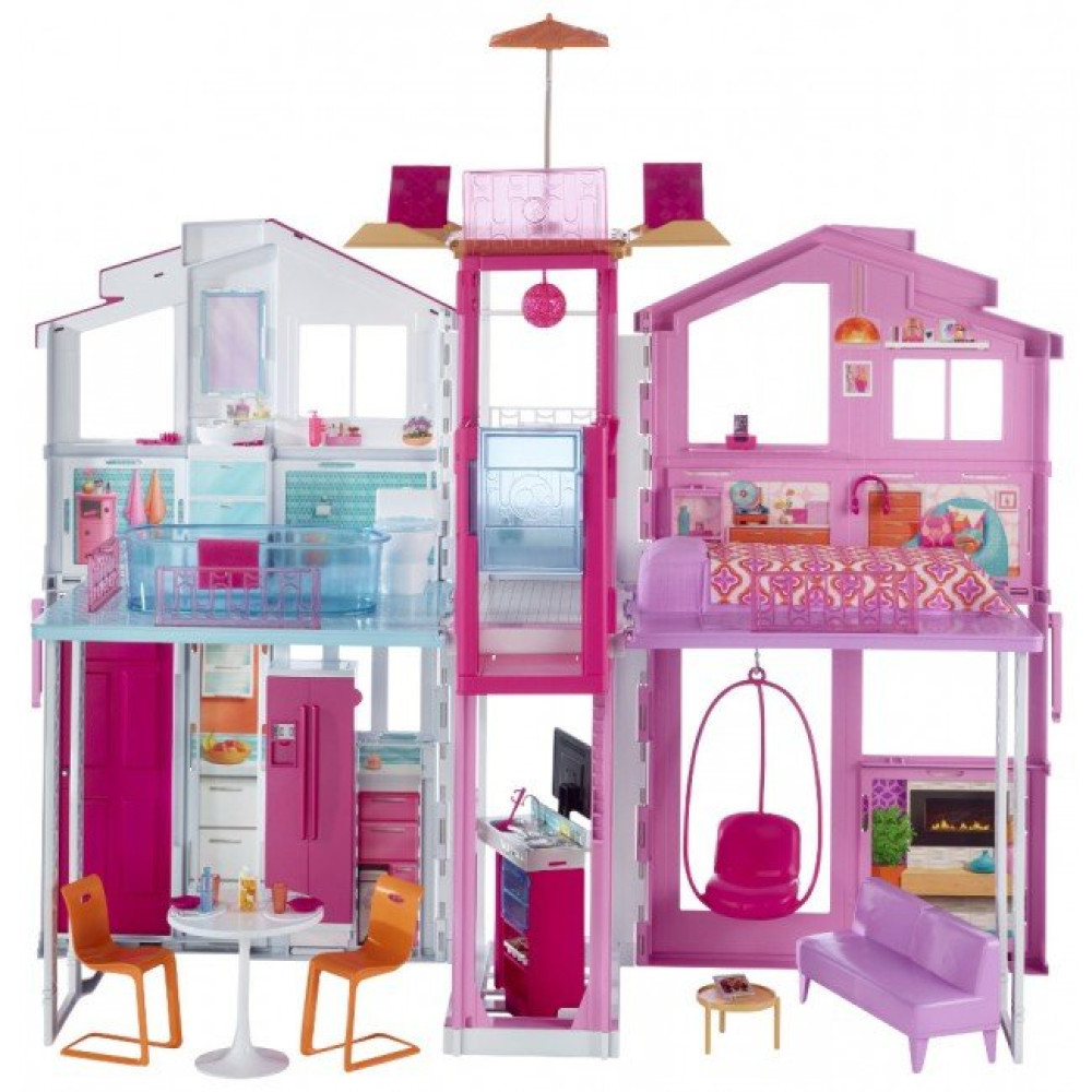 Городской домик Barbie Малибу (DLY32)