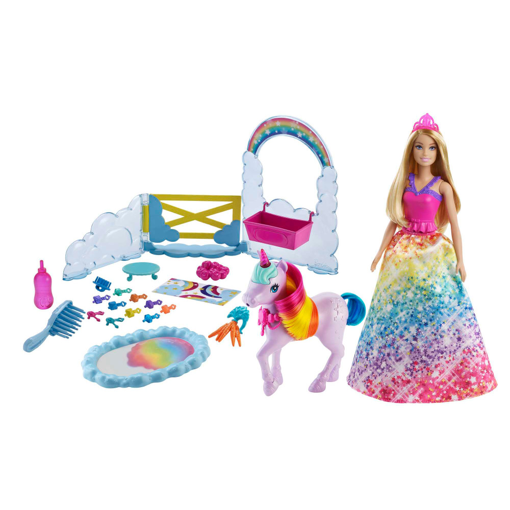 Игровой набор Barbie Dreamtopia Уход за единорогом (GTG01)