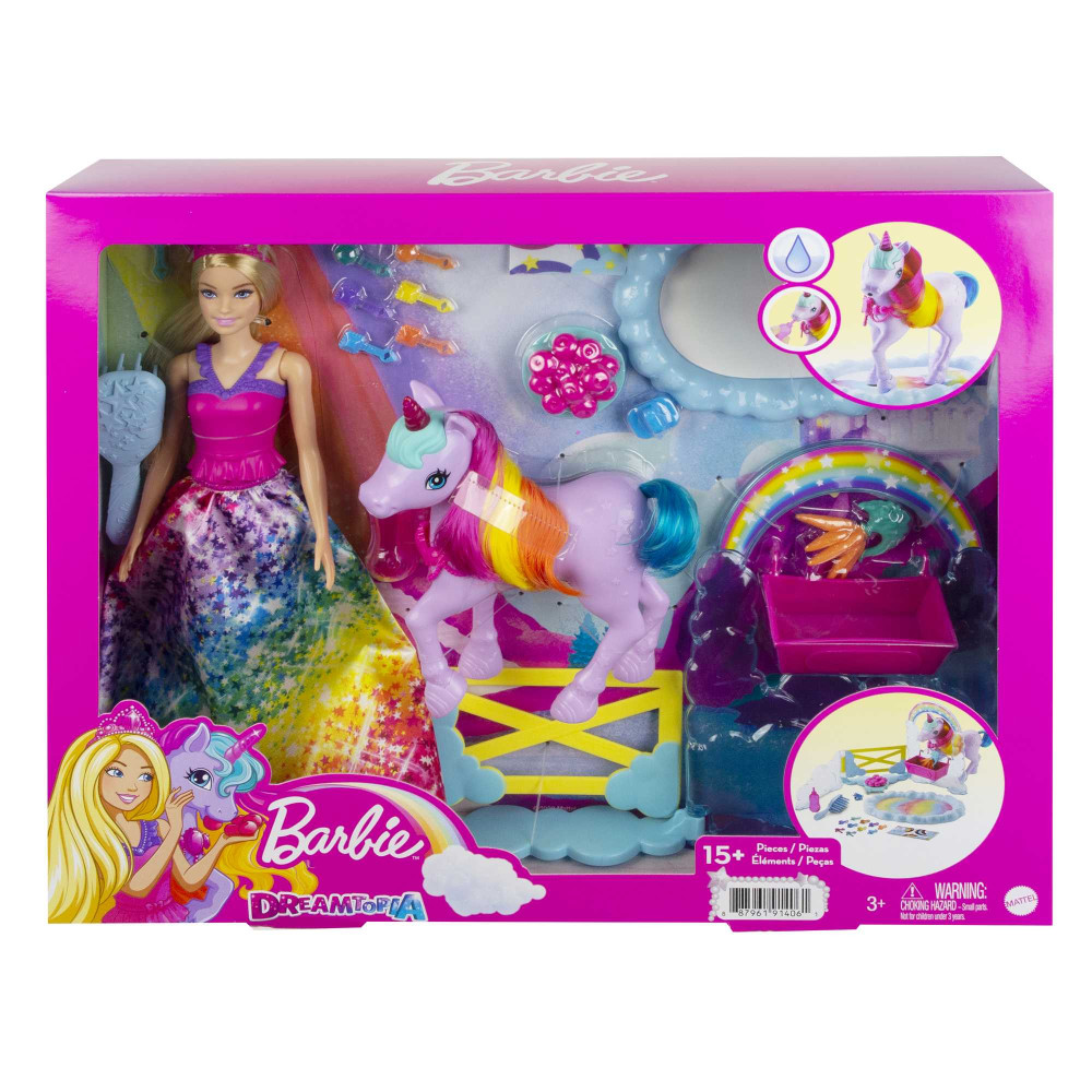 Игровой набор Barbie Dreamtopia Уход за единорогом (GTG01)