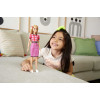 Кукла Barbie Fashionistas Модница блондинка в розовом костюме (GRB59)