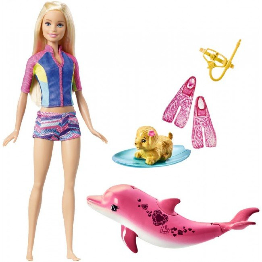 Игровой набор Barbie Подводное плавание (Барби FBD63)