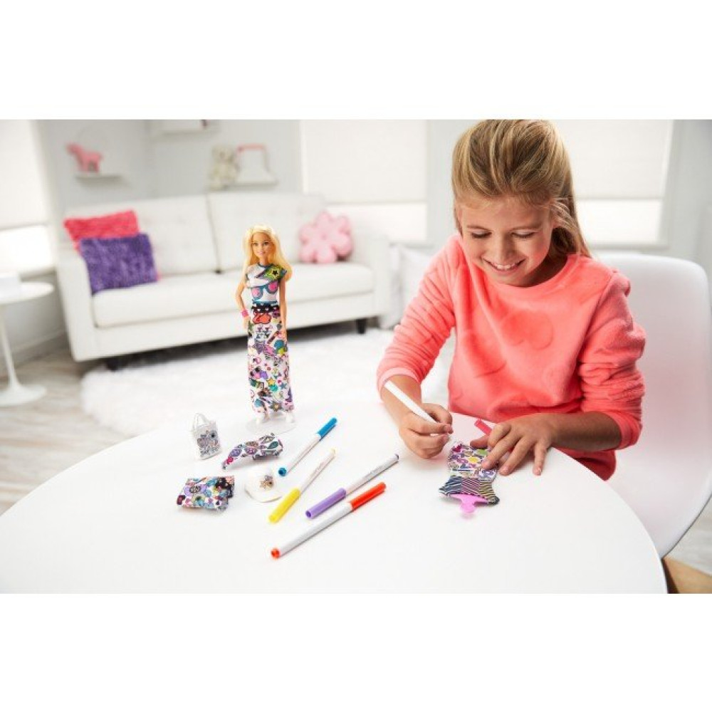 Набор Barbie Crayola Разукрашка одежды (FPH90) Набор Barbie Crayola Разукрашка одежды (FPH90)