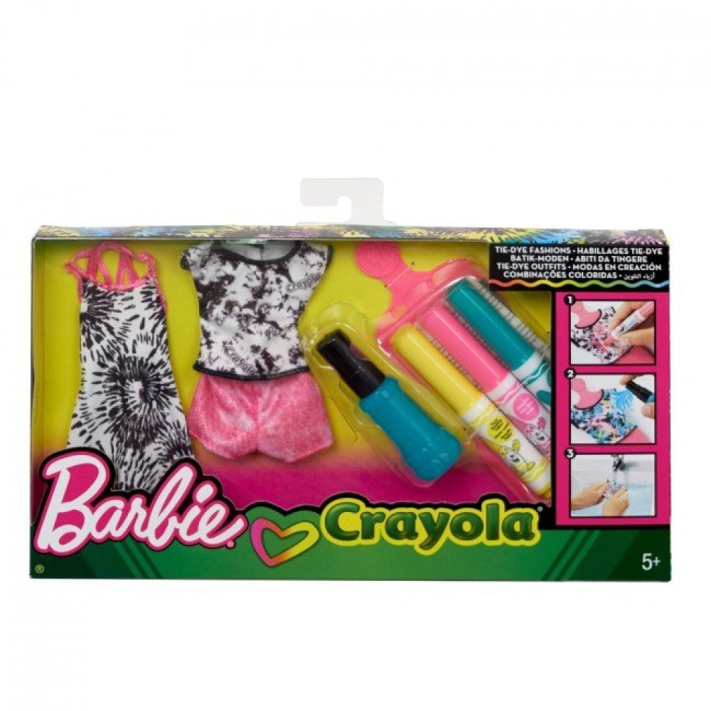 Набор одежды Barbie Crayola Специальная техника (FPW12)